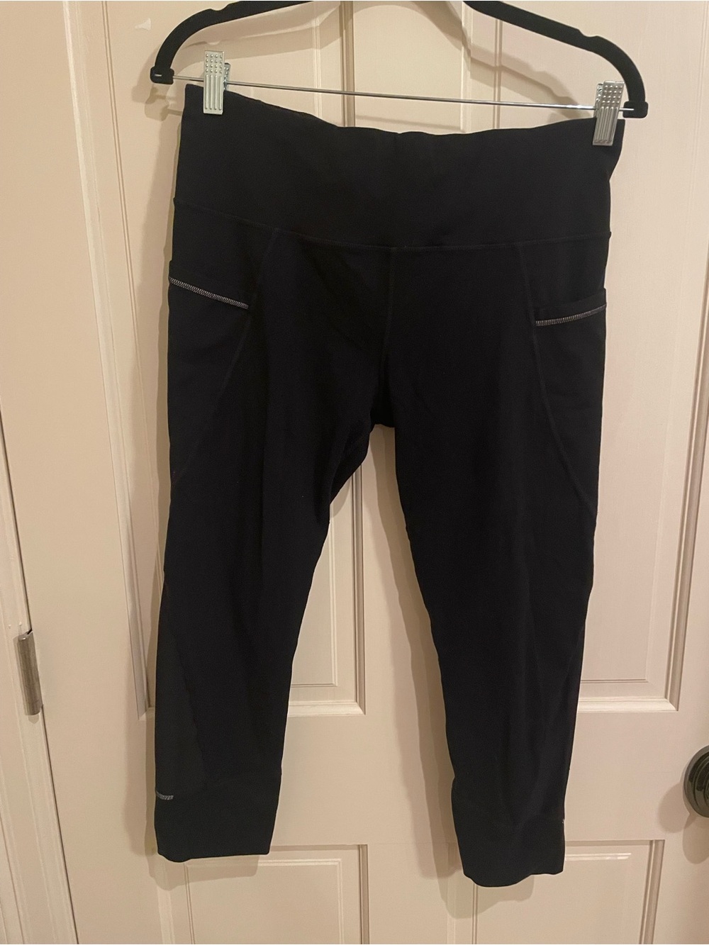 Black Active Crop Leggings